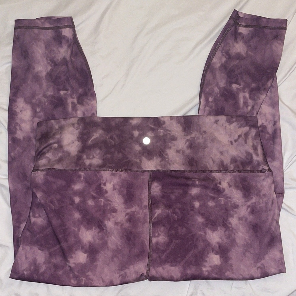 Velocity Purple Tie-Dye Leggings